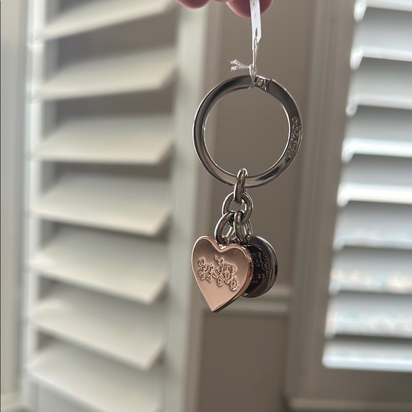Coach Silver and Gold Charm Keychain - Picture 9 of 10